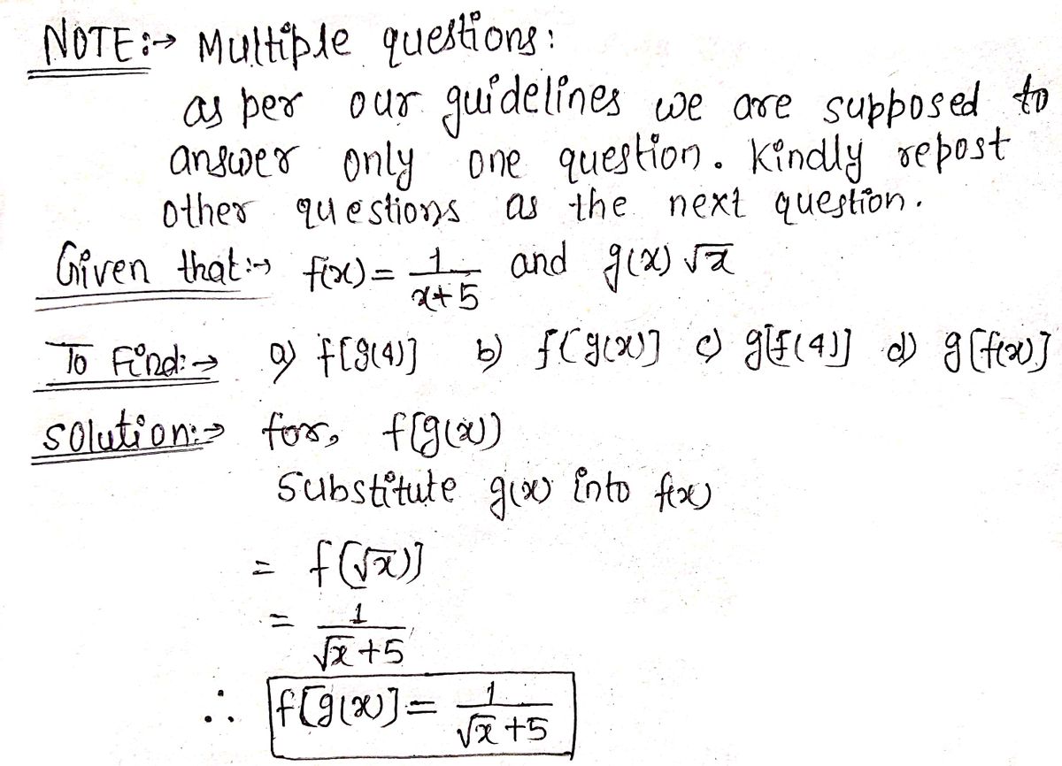 Calculus homework question answer, step 1, image 1